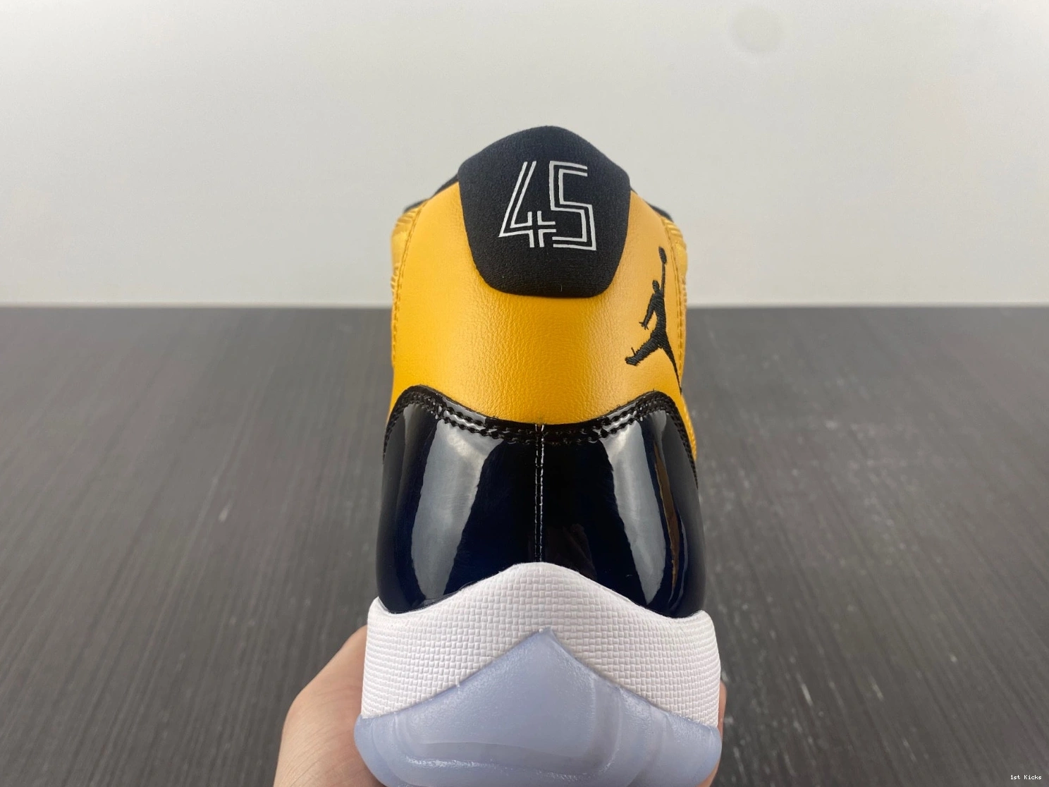 Yellow CT8012-118 Jordan 11 White Air Retro Black 0908
